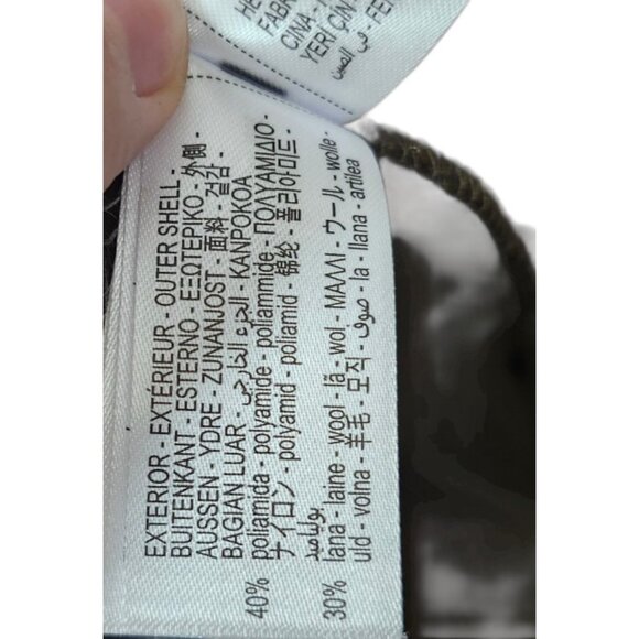 ZARA Distressed Knit Sweater Women’s Sze L Olive GreenLoose Open Weave Wool Boho - Picture 12 of 15